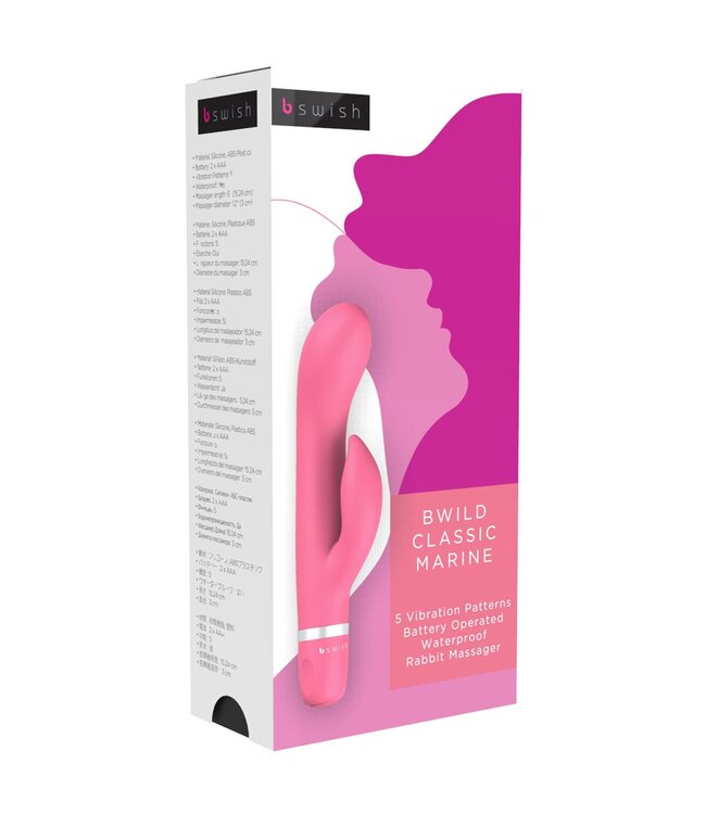 B Swish B Swish - bwild Classic Marine Rabbit Vibrator Roze
