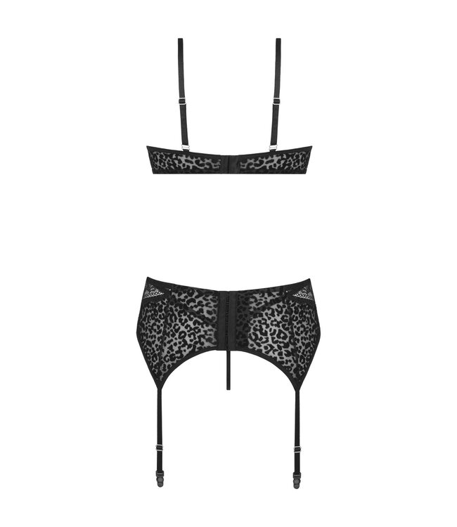 Christine 3-delig Lingerie-setje Sanne -zwart