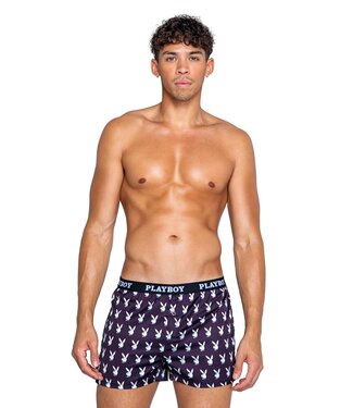 Playboy Lingerie Playboy Lingerie - Heren Champion Boxer - Zwart