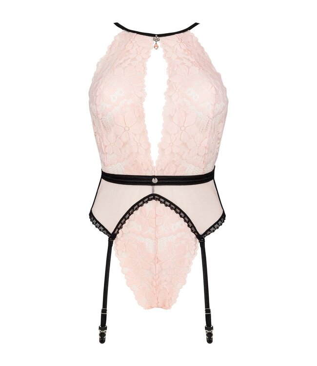 Obsessive Obsessive - Lilines Jarretel Body - Roze