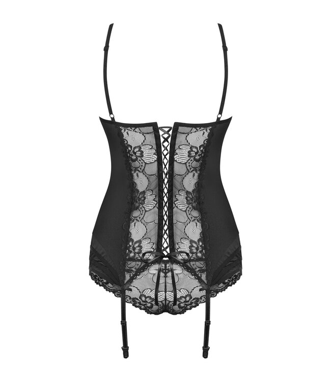 Obsessive Obsessive - Heartina Jarretel Korset Set