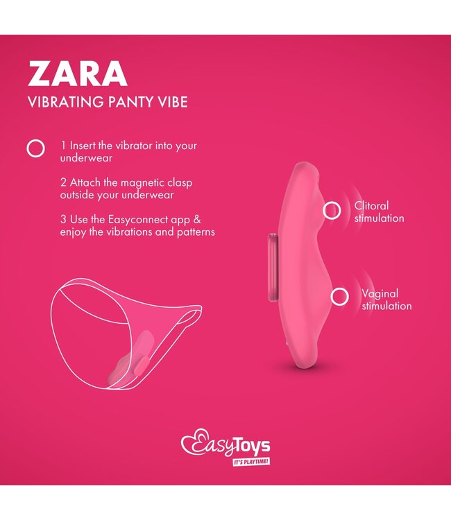 EasyConnect EasyConnect - Panty Vibrator Zara app gestuurd