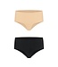 Bye Bra Bye Bra - Invisible High Brief Nude + Black S