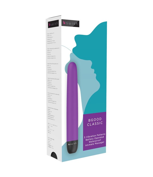 B Swish B Swish - bgood Classic Vibrator Paars
