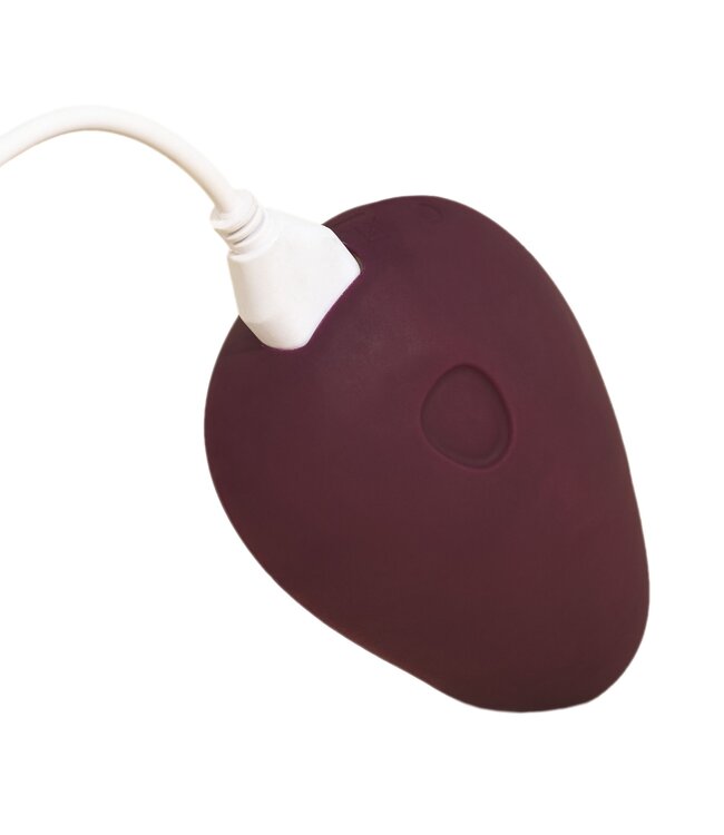 Dame Dame Products - Pom Flexibele Vibrator - Donker Rood