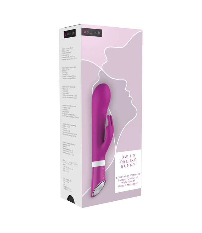 B Swish B Swish - bwild Deluxe Bunny Rabbit Vibrator Roze