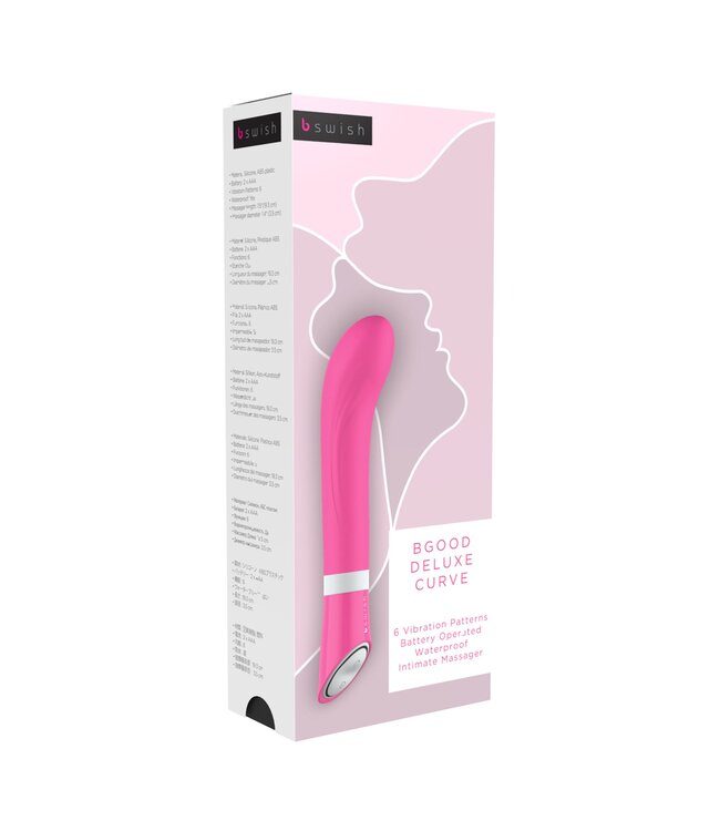 B Swish B Swish – BGOOD DELUXE CURVE G-Spot Vibrator – Roze