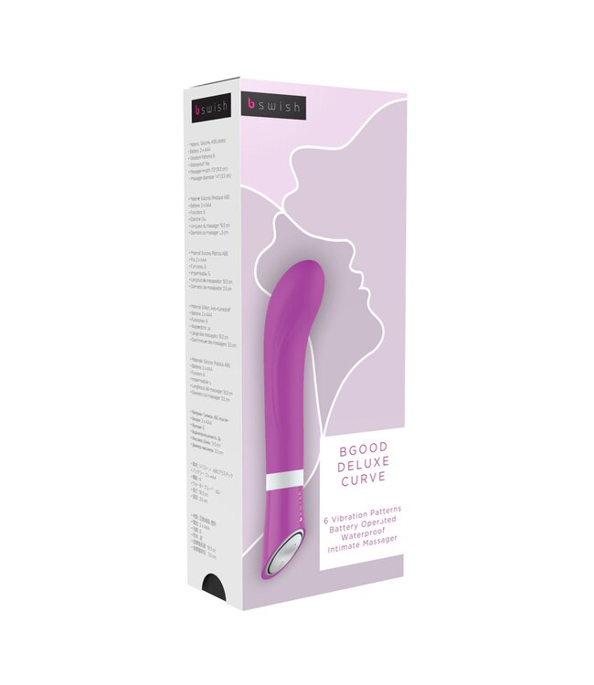 B Swish B Swish - bgood Deluxe Curve G-Spot Vibrator Paars