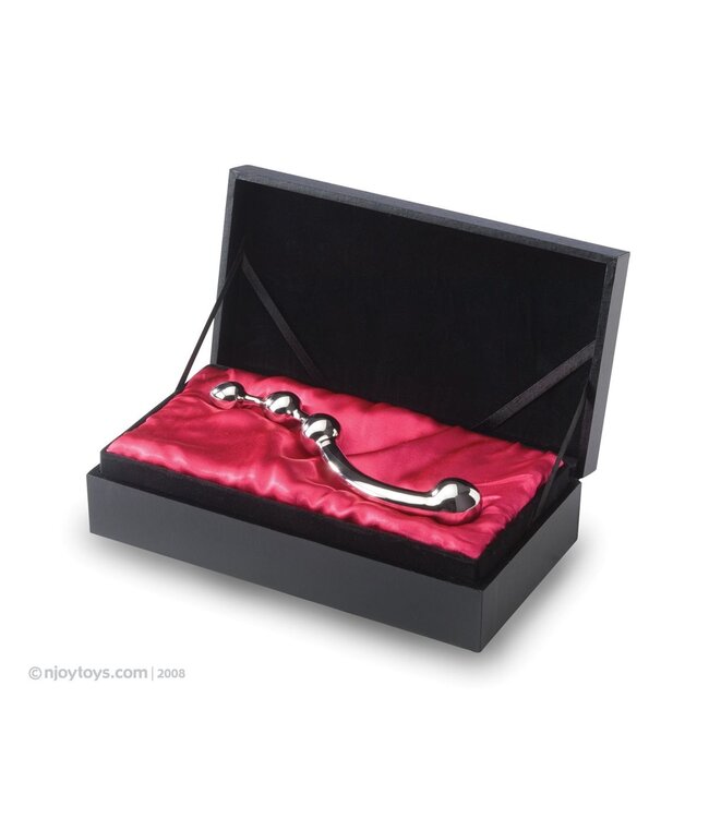 njoy Njoy Fun Wand - G-Spot/Prostaat Dildo - Zilver