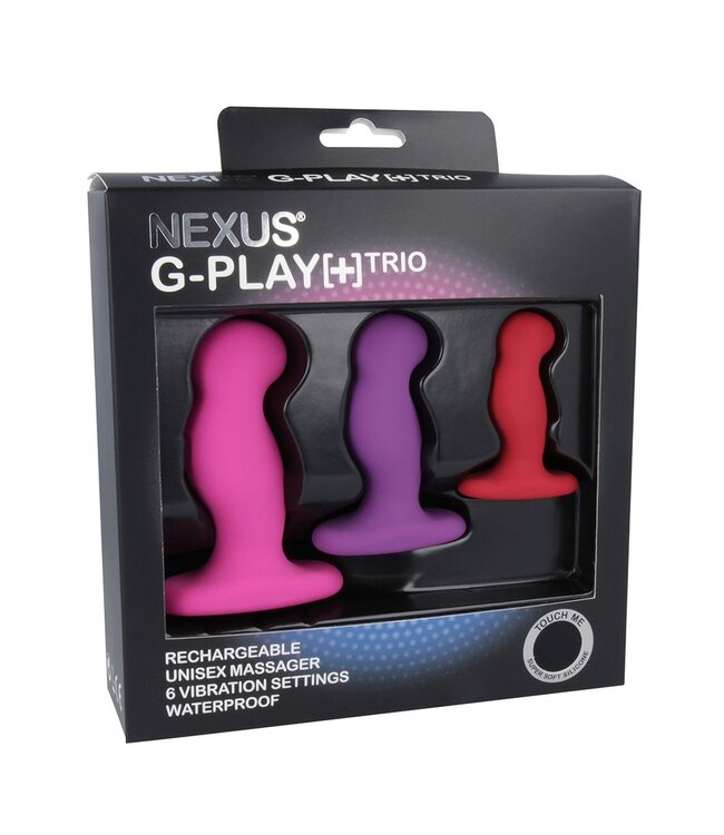 Nexus Nexus - G-Play Trio Plus Vibrator Pakket - Driedelige Set