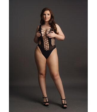Le Desir Contrast Body Curvy zwart