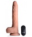 XR Brands Vibrerende & Stotende Realistische XL Dildo met Zuignap en Ballen -16.5 cm