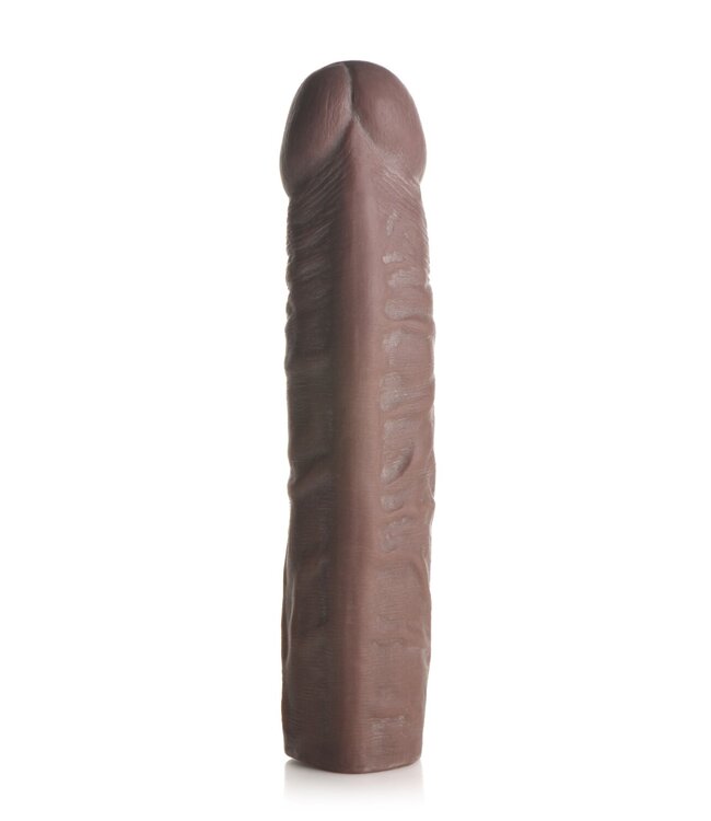 XR Brands JOCK Extra Lange Penis Sleeve 22,5 cm - Bruin