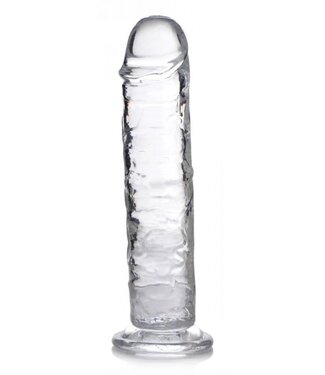 XR Brands Jock C-Thru Transparante Dildo - 21 cm.