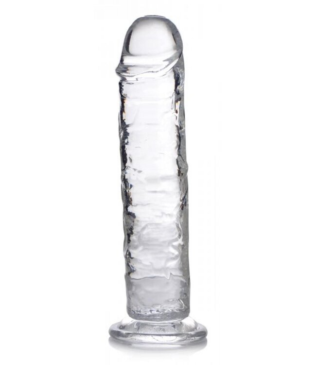 XR Brands Jock C-Thru Transparante Dildo - 21 cm.