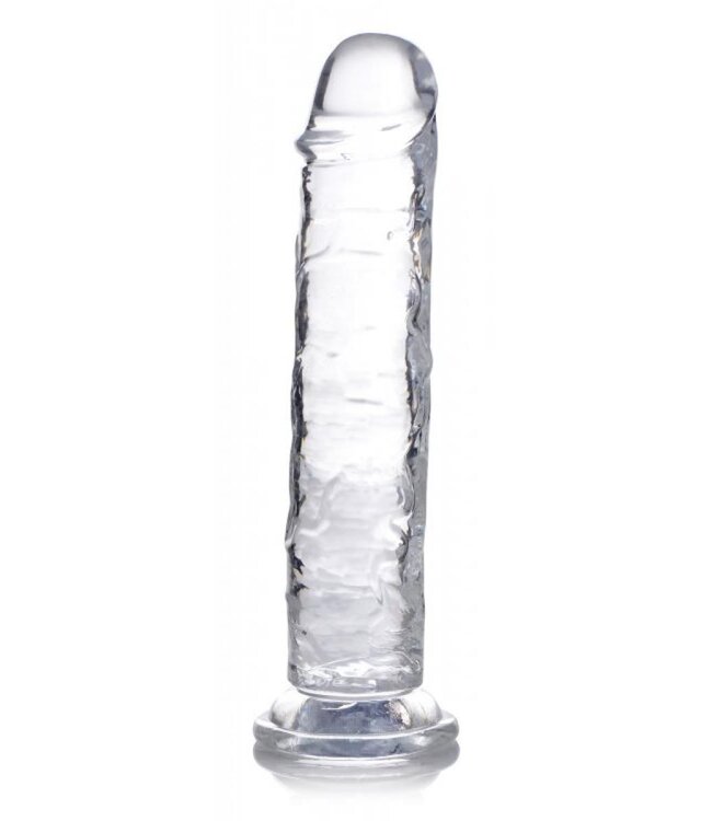 XR Brands Jock C-Thru Transparante Dildo - 20 cm.