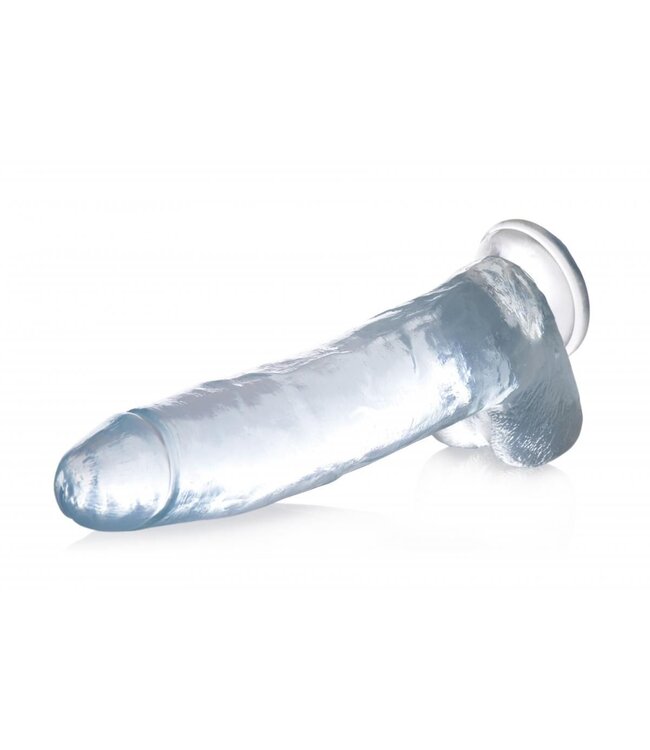 XR Brands Jock C-Thru Transparante Dildo - 31 cm.