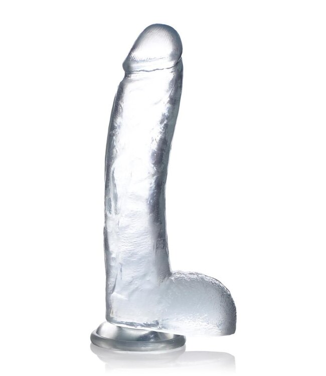 XR Brands Jock C-Thru Transparante Dildo - 29 cm.
