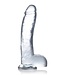 XR Brands Jock C-Thru Transparante Dildo - 29 cm.
