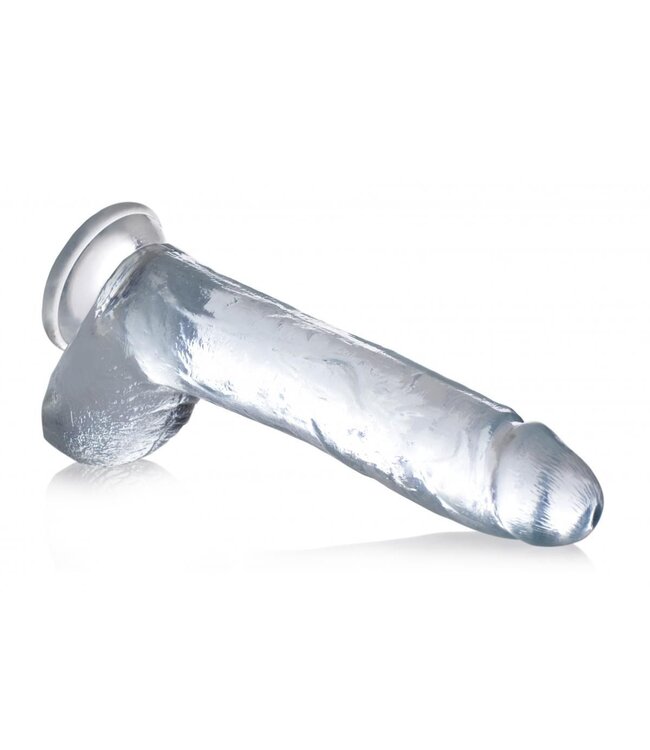 XR Brands Jock C-Thru Transparante Dildo - 29 cm.
