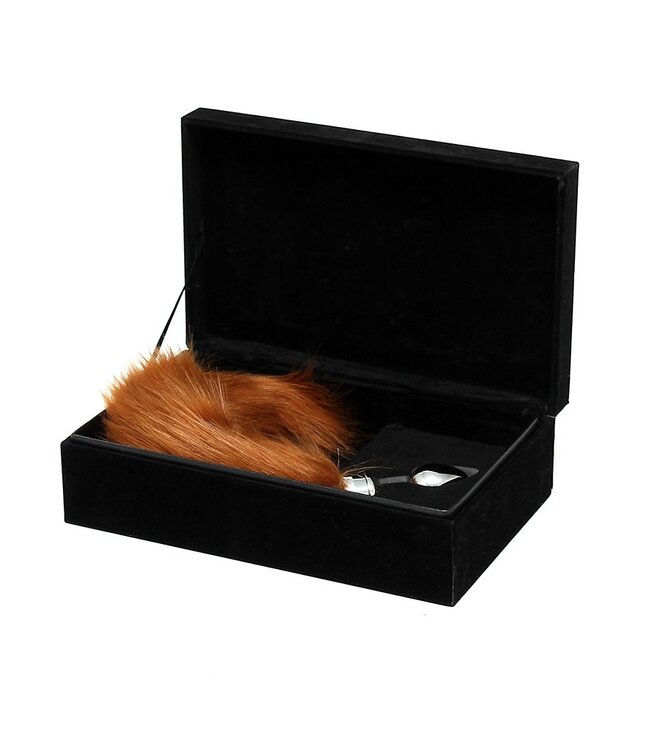 Rimba Rimba - Buttplug met bruine staart (unisex)