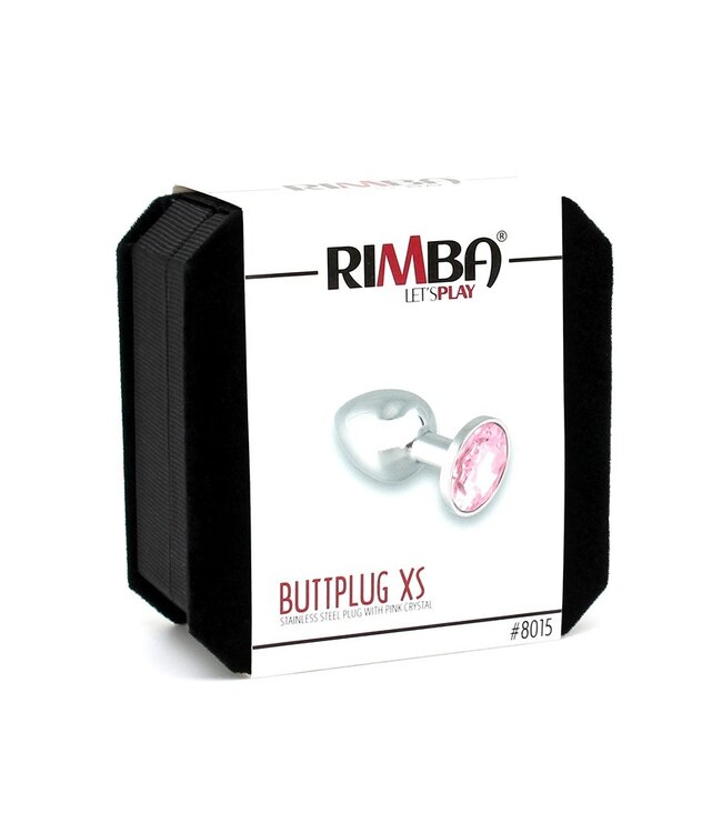 Rimba Rimba - Buttplug XS met kristal (unisex)