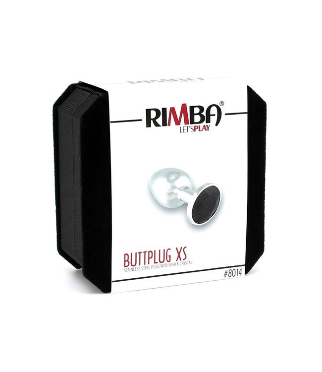 Rimba Rimba - Buttplug XS met kristal (unisex)