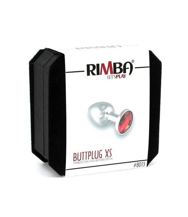 Rimba Rimba - Buttplug XS met kristal (unisex)