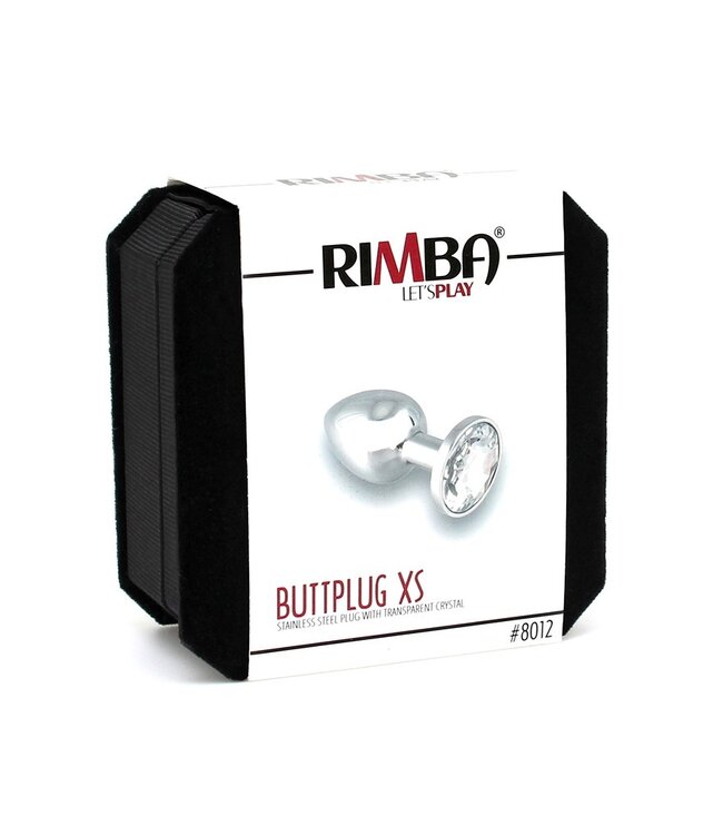Rimba Rimba - Buttplug XS met kristal (unisex)