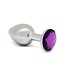 Rimba Rimba - Buttplug KLEIN met kristal (unisex)