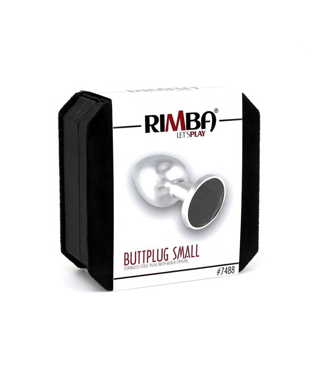 Rimba Rimba - Buttplug KLEIN met kristal (unisex)