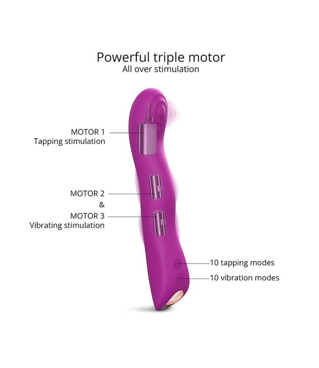 Rimba Love to Love - Swap - P&G Spot Tapping Vibrator - Roze