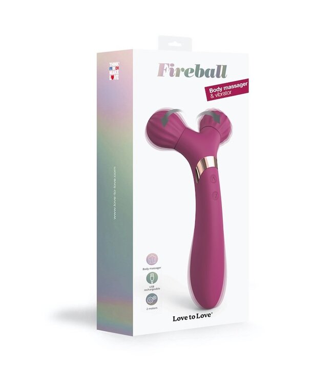 Rimba Love to Love - Fireball - Body Massager & Vibrator - Plum