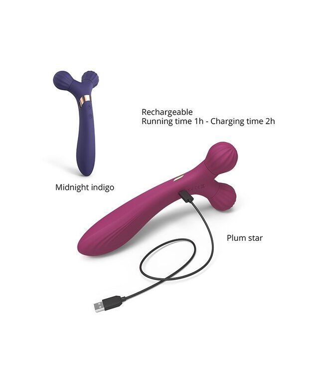 Rimba Love to Love - Fireball - Body Massager & Vibrator - Plum