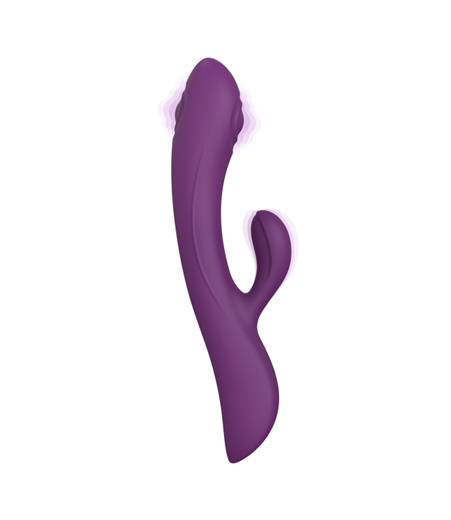 Rimba Love to Love - Bunny & Clyde - Rabbit Vibrator - Paars