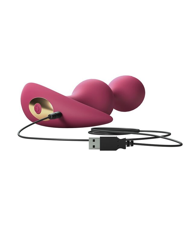 Rimba Love to Love - Twinny Bud - Vibrerende Anal Plug  - Plum