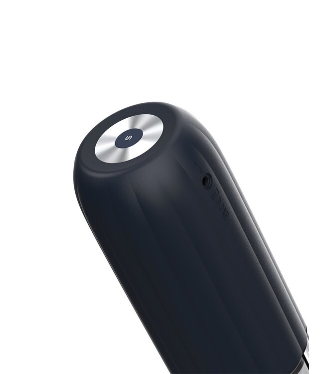 Rimba SVAKOM - Alex Neo 2 - Interactieve Thrusting Masturbator met App Control - Donkerblauw