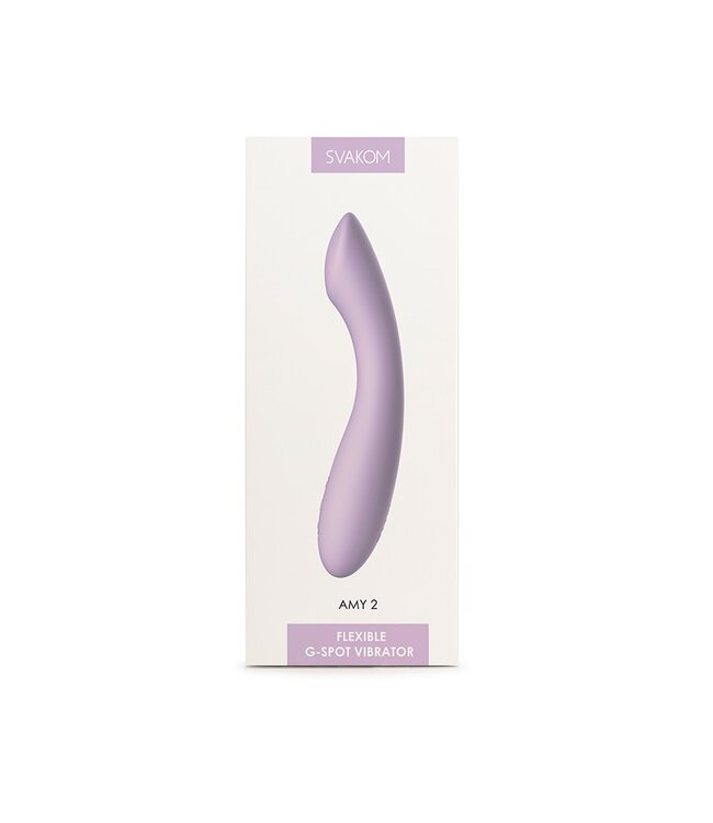 Rimba SVAKOM - Amy 2 - Flexibele G-Spot Vibrator - Lila