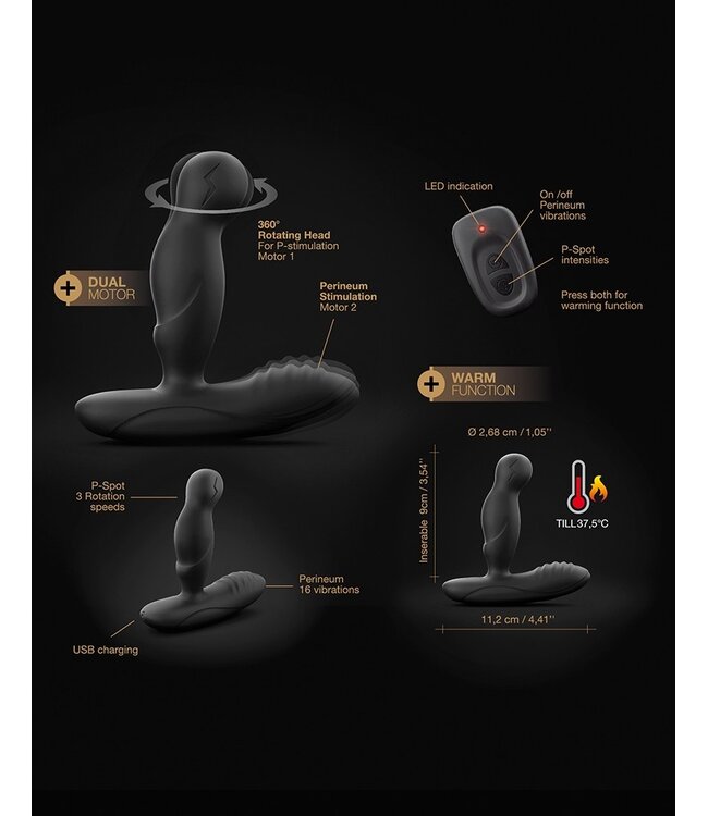 Rimba Dorcel P-Swing Remote control prostate massager - 6072066