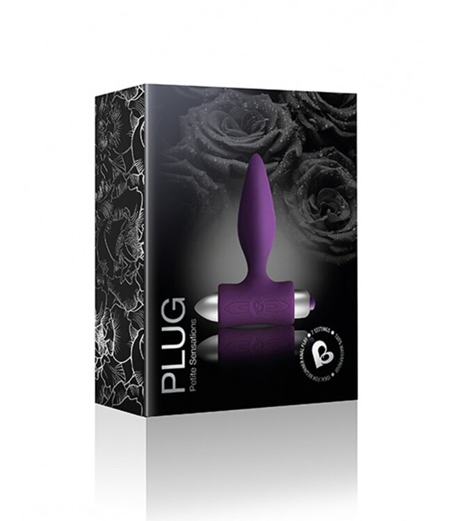 Rimba Rocks-Off - Petite Sensations Plug - Anale Vibrator - Paars