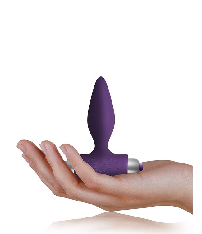 Rimba Rocks-Off - Petite Sensations Plug - Anale Vibrator - Paars
