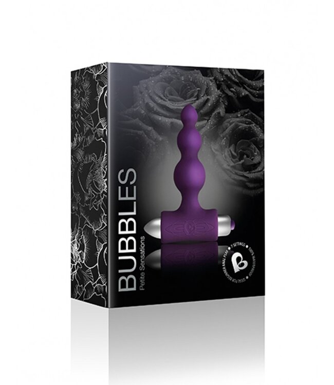 Rimba Rocks-Off - Petite Sensations Bubbles - Anale Vibrator - Paars