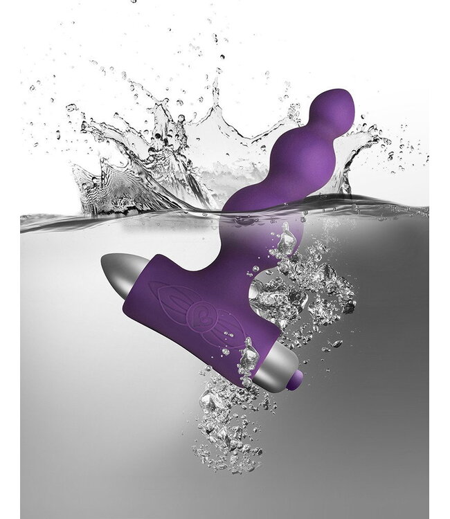 Rimba Rocks-Off - Petite Sensations Bubbles - Anale Vibrator - Paars
