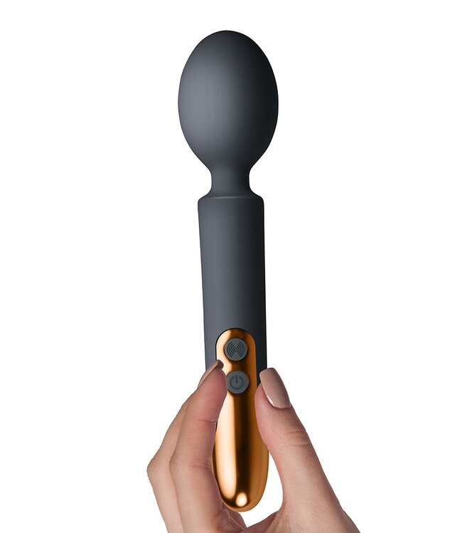 Rimba Rocks-Off - Oriel - Wand Vibrator - Zwart