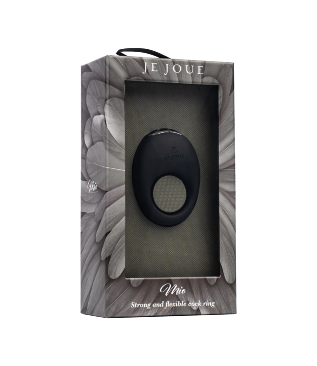 Rimba Je Joue - Mio - Flexibele Cock Ring Vibrator - Zwart