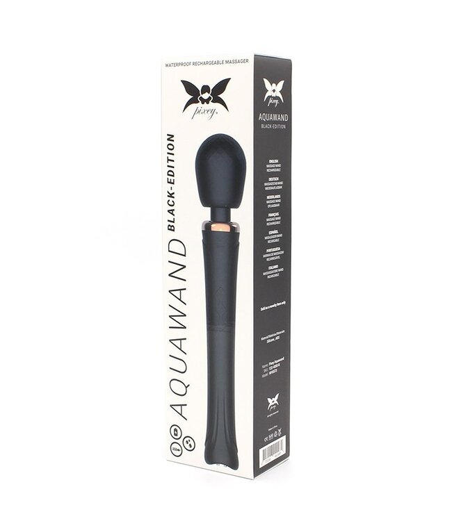 Rimba Pixey - Aquawand - Wand Vibrator - Zwart