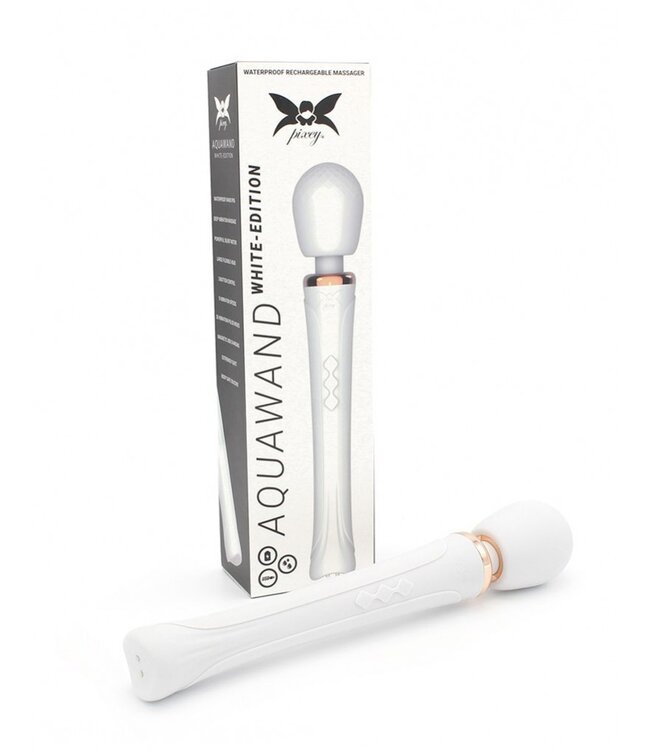 Rimba Pixey - Aquawand - Wand Vibrator - Wit