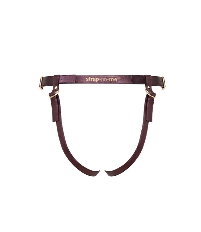Rimba Strap-On-Me - Harnais Simili Generous - Aubergine