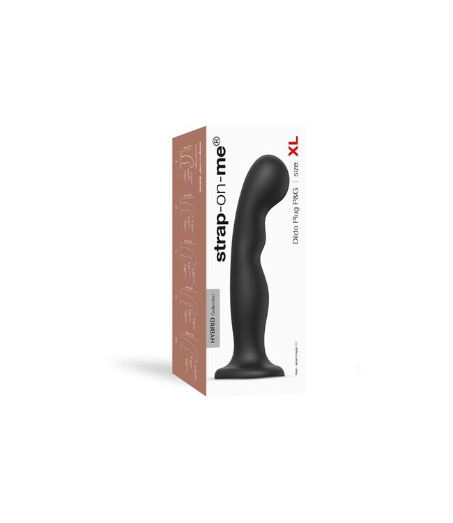 Rimba Strap-On-Me - Dildo Plug P&G Maat XL - Zwart