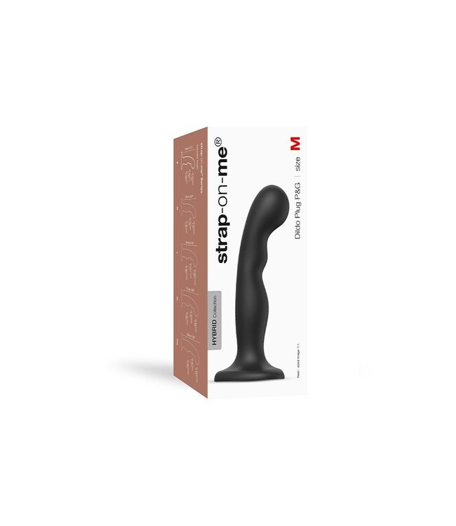 Rimba Strap-On-Me - Dildo Plug P&G Maat M - Zwart